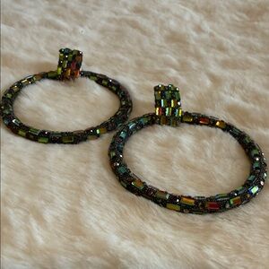 Multicolor Hoop Earrings